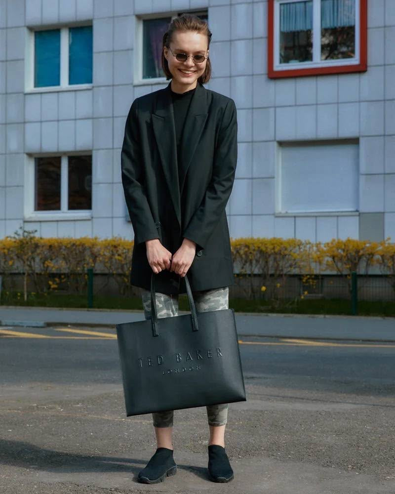 Ted Baker SUKICON X-large black shopper tote bag
