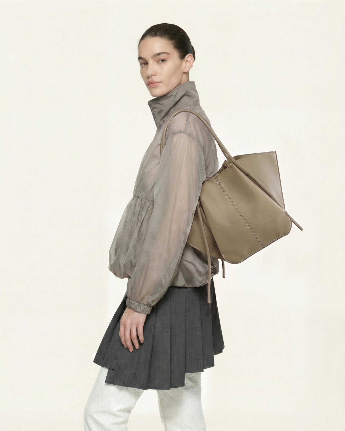 JW PEI Nala Wide Tote Bag - Taupe