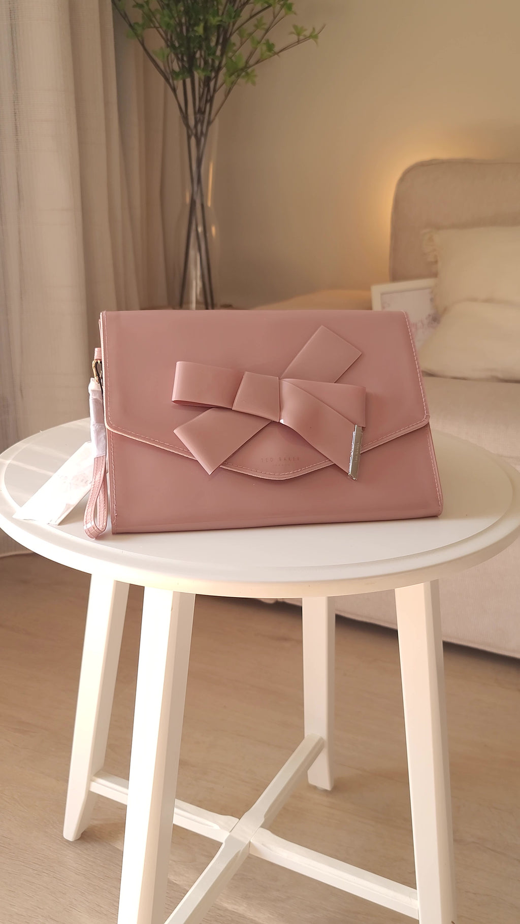 Ted Baker Women's Nikkey-Knot Bow Envelope Pouch - Pink