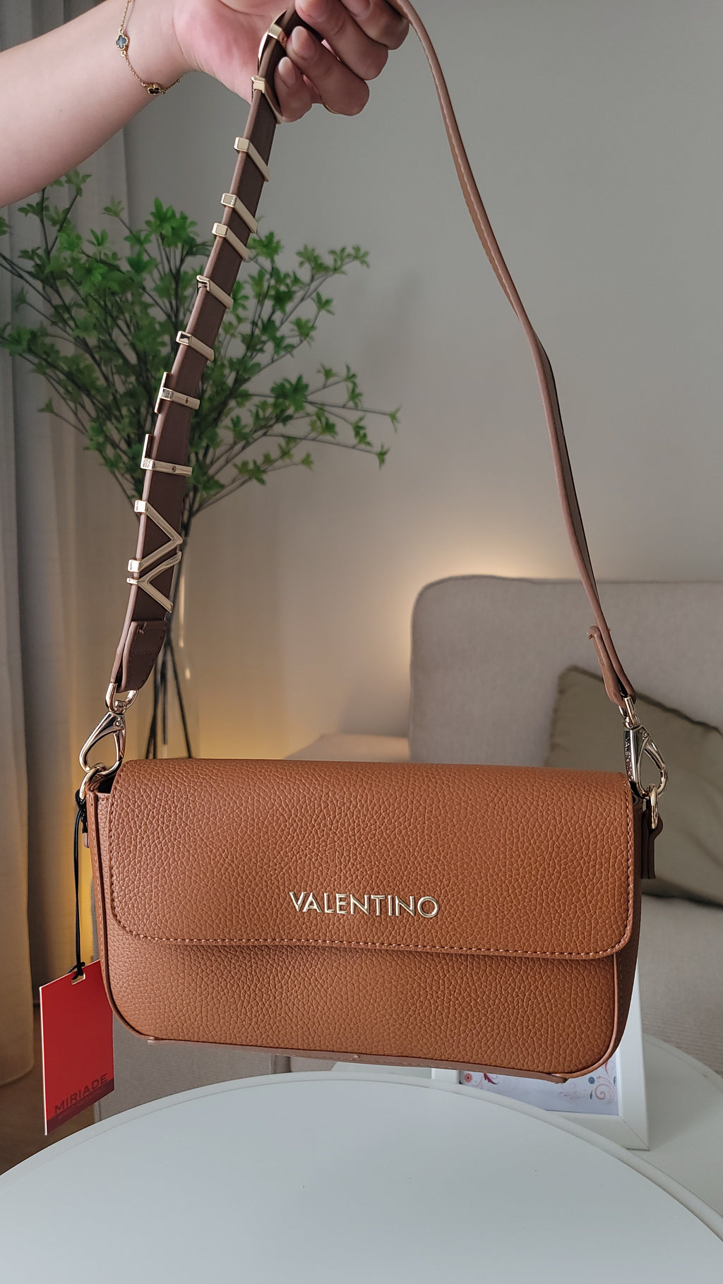 Valentino Bags Alexia Satchel - cuoio