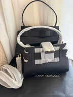Armani Exchange Susy Medium Top-Handle Satchel Bag