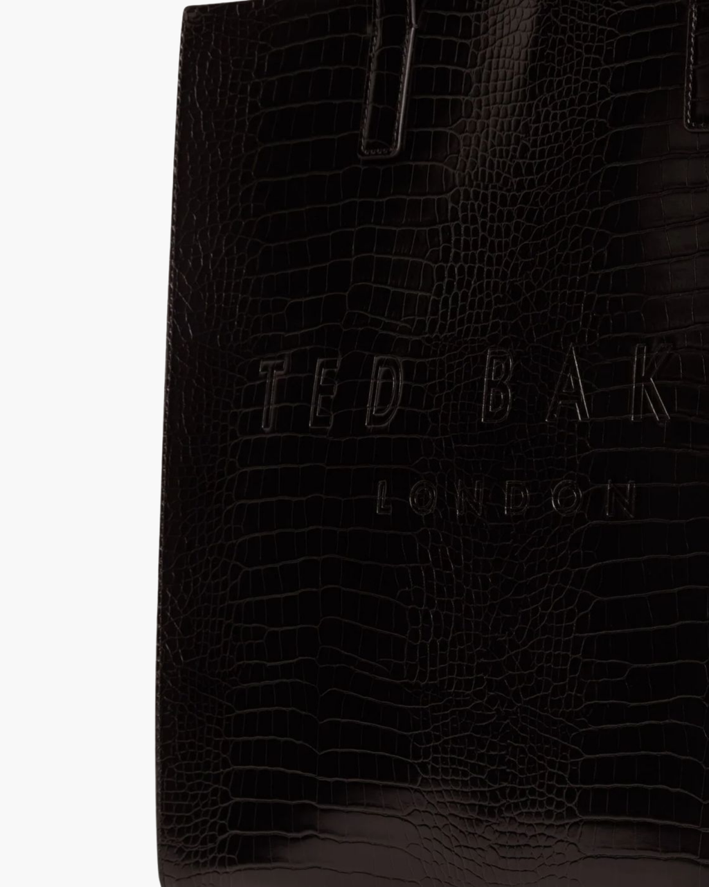 Ted Baker Croccon Large Croc Texture Icon Tote Bag