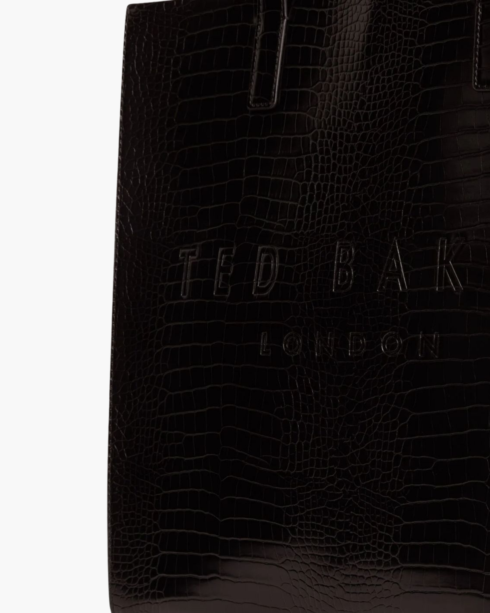 Ted Baker Croccon Large Croc Texture Icon Tote Bag