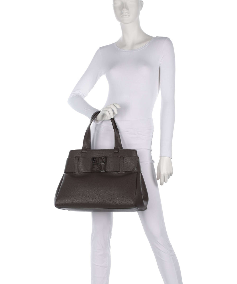 Armani Exchange Susy Soft Tote bag imitation leather dusk shade