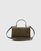 River Island Khaki Lock Front Tote Bag