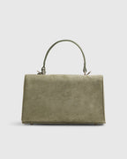 River Island Green Lock Front Tote Bag