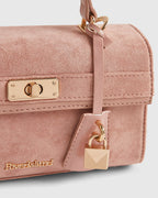River Island Pink Lock Front Tote Bag