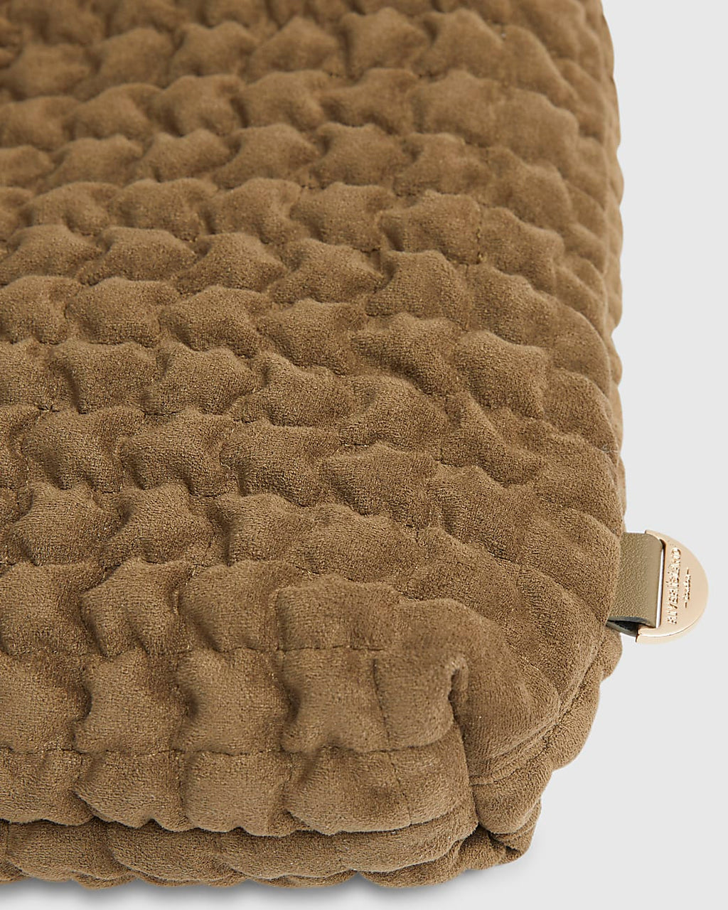 River Island Khaki Scrunch Slouch Shoulder Bag