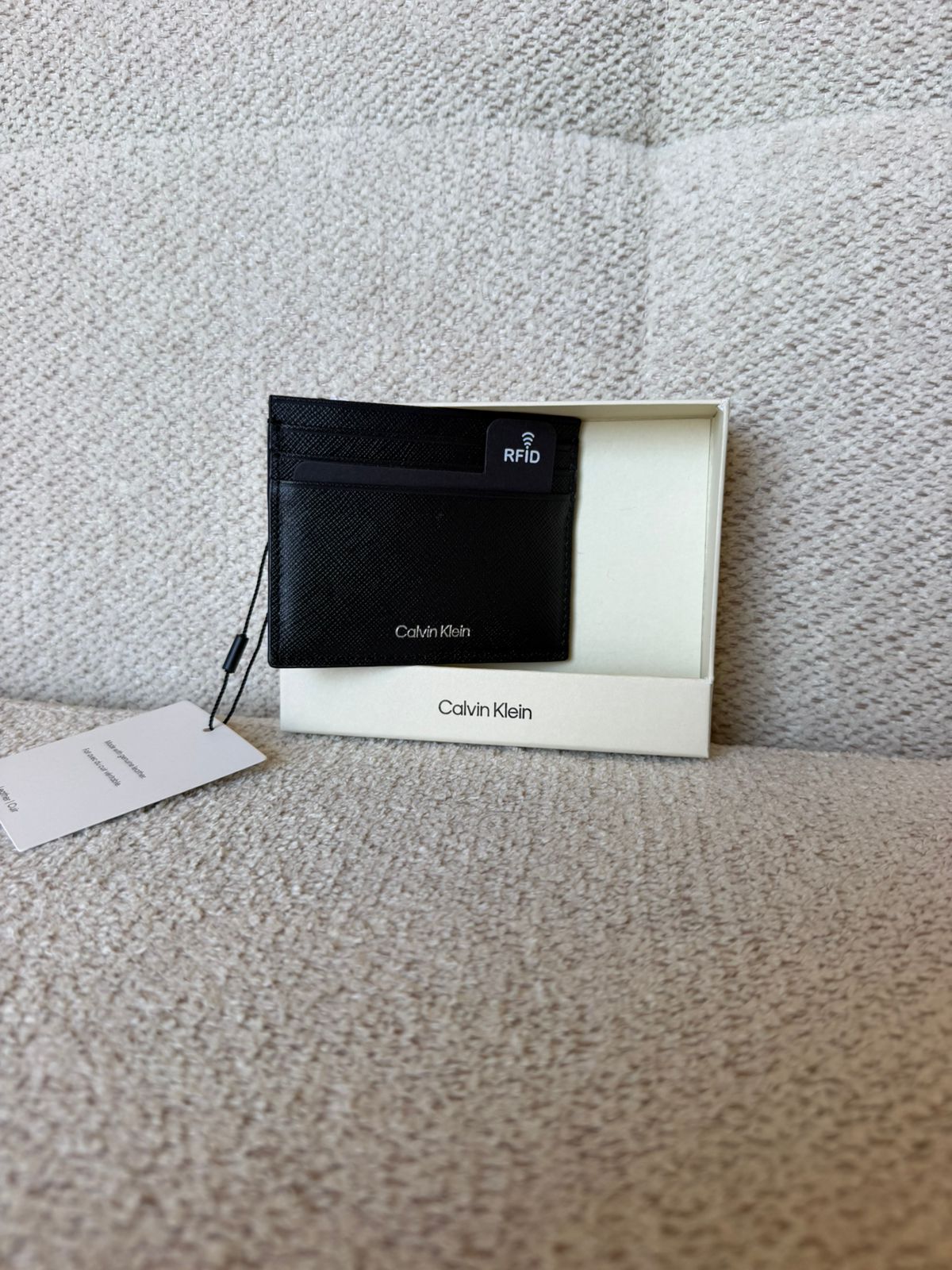 Calvin Klein Refined Saffiano Card Holder