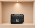 Armani Exchange Embossed Logo Flap Crossbody Bag