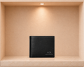 Armani Exchange Men's Essential Plain Printed Logo Bi-Fold Wallet