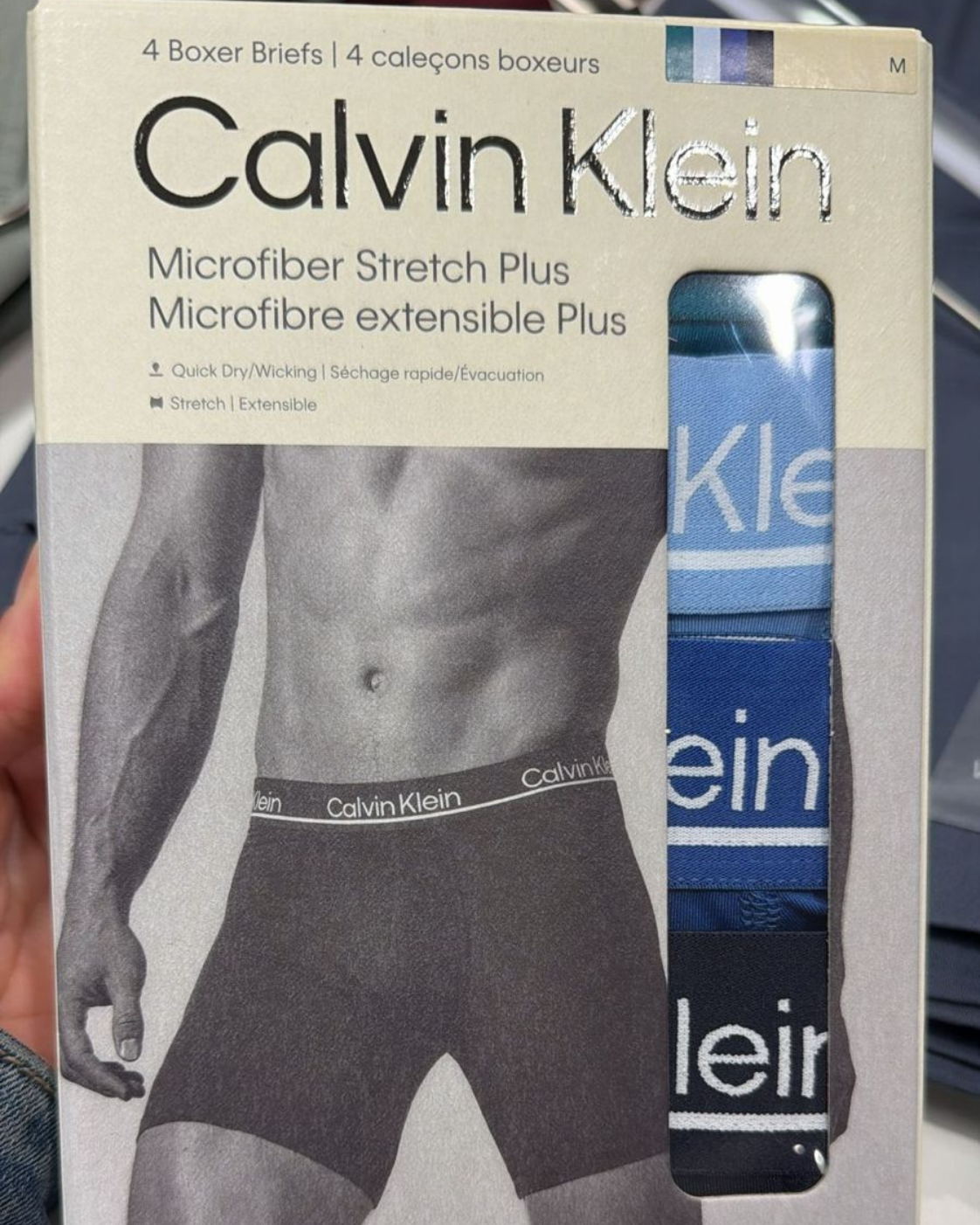 Calvin Klein Microfiber Stretch Plus 4-Pack Boxer
