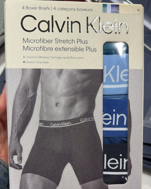 Calvin Klein Microfiber Stretch Plus 4-Pack Boxer