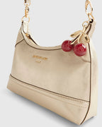 River Island metallic gold bag