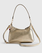 River Island metallic gold bag