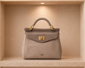 JW PEI Lucia Classic Faux Suede Top Handle Bag