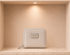 GUESS Abree Saffiano Small Zip-Around Wallet