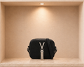 VALENTINO Divina Black Pebbled Bag
