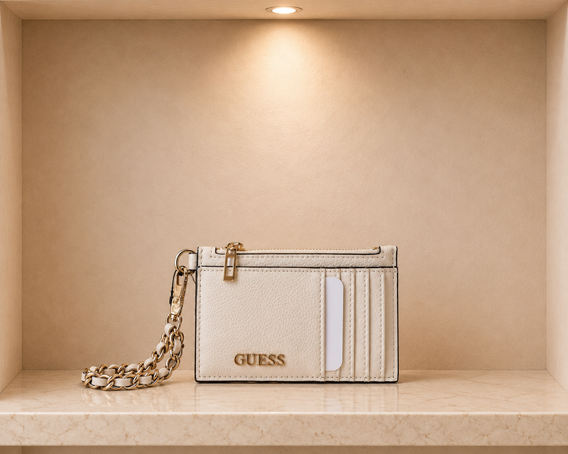 Guess card holder - cream