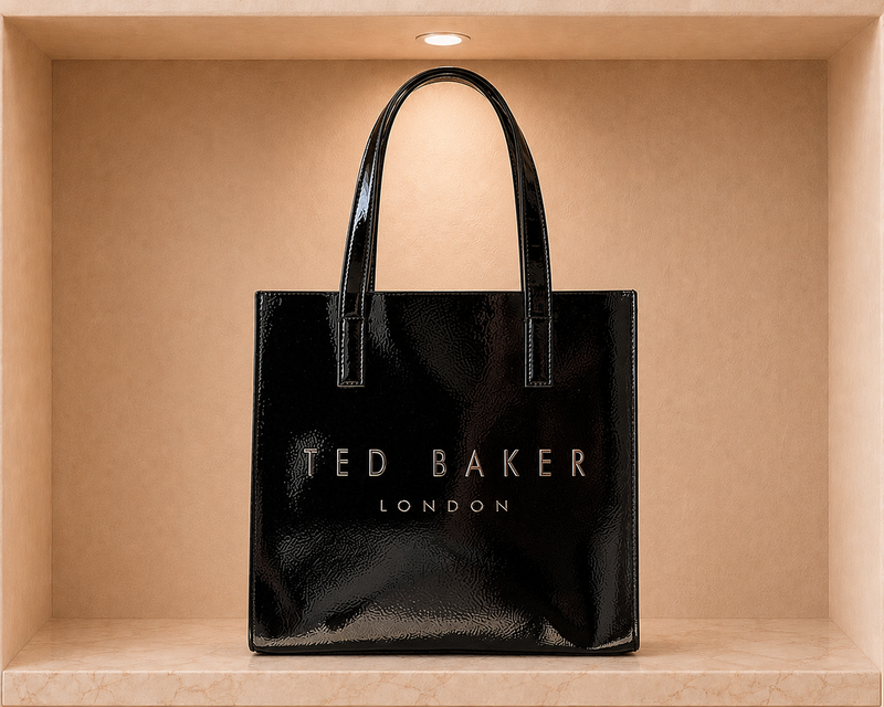 Ted Baker Crinkle Small Faux Leather Icon Tote Bag