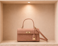 River Island Pink Lock Front Tote Bag