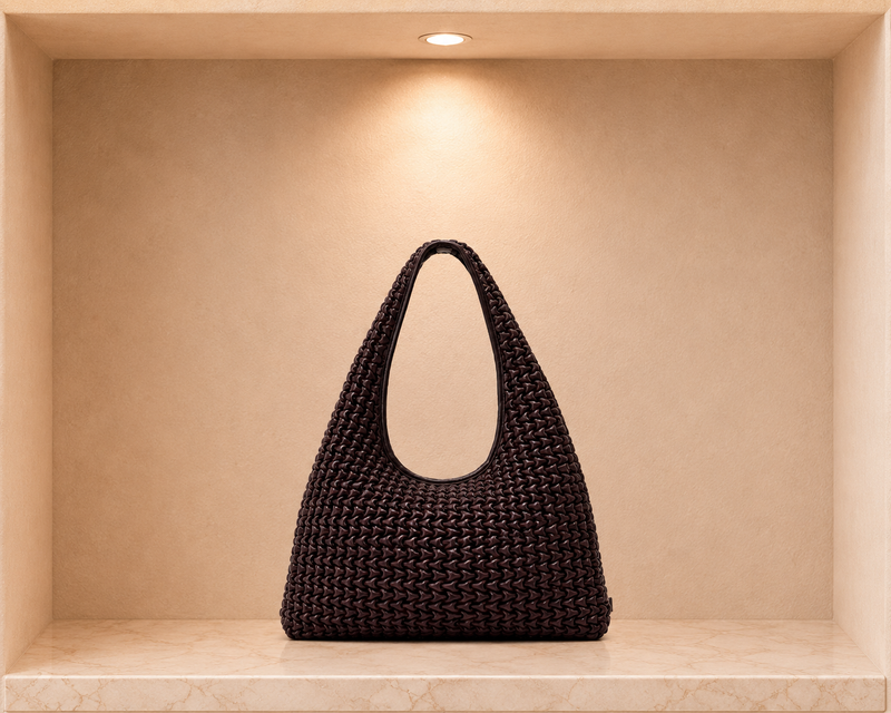 River Island Red Scrunch Slouch Shoulder Bag