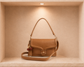 River Island Brown Slouch Tab Front Shoulder Bag