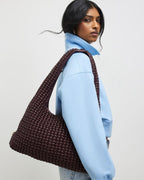 River Island Red Scrunch Slouch Shoulder Bag