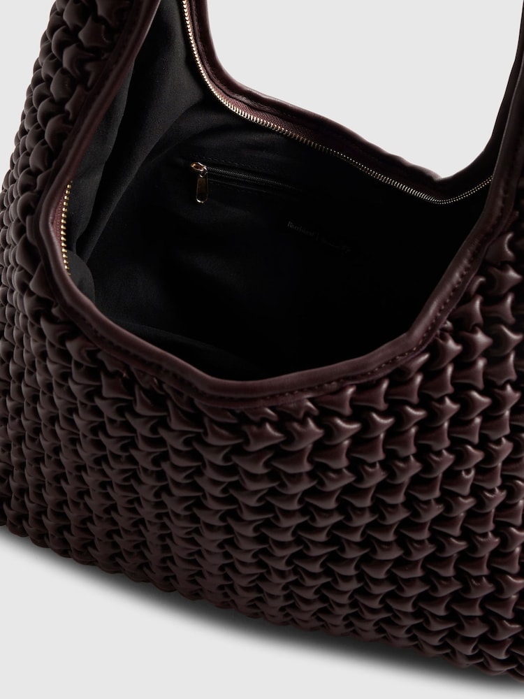 River Island Red Scrunch Slouch Shoulder Bag