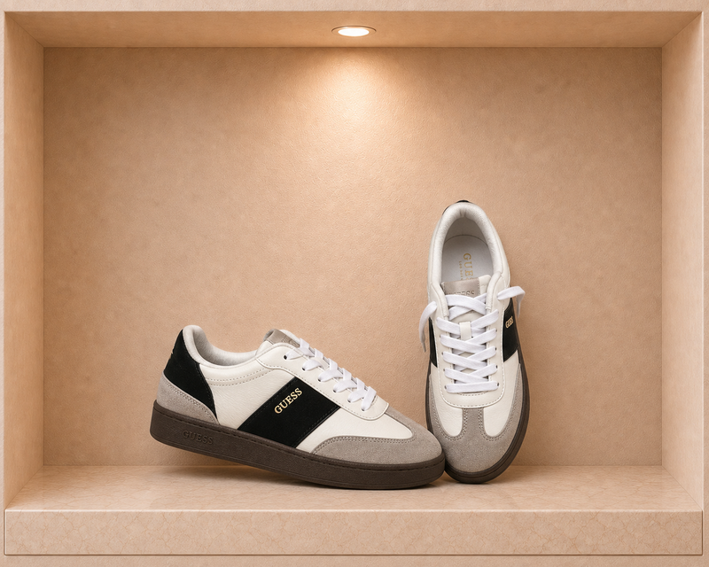 GUESS Persia Suede T-Toe Low-Top Sneaker - Size 39