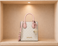 Michael Kors Mercer Small Logo and Leather Crossbody Bag