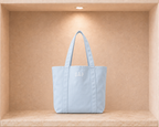 Mini Gap Logo Tote Bag - Light Blue - MINI-GAP-LOGO-TOTE-LIGHTBLU-0049