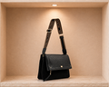 River Island Suedette Flap Over Messenger Cross-Body Bag