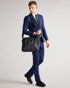 Ted Baker Nevver striped document bag