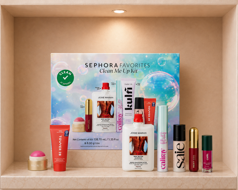 Sephora Favorites Clean Me Up Kit Makeup Value Set
