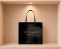 Ted Baker Black Crinkon Crinkle Large Icon Bag