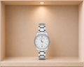 U.S. Polo Assn. Women's Silver-Tone Watch and Layering Bracelet 4-Piece Gift Set