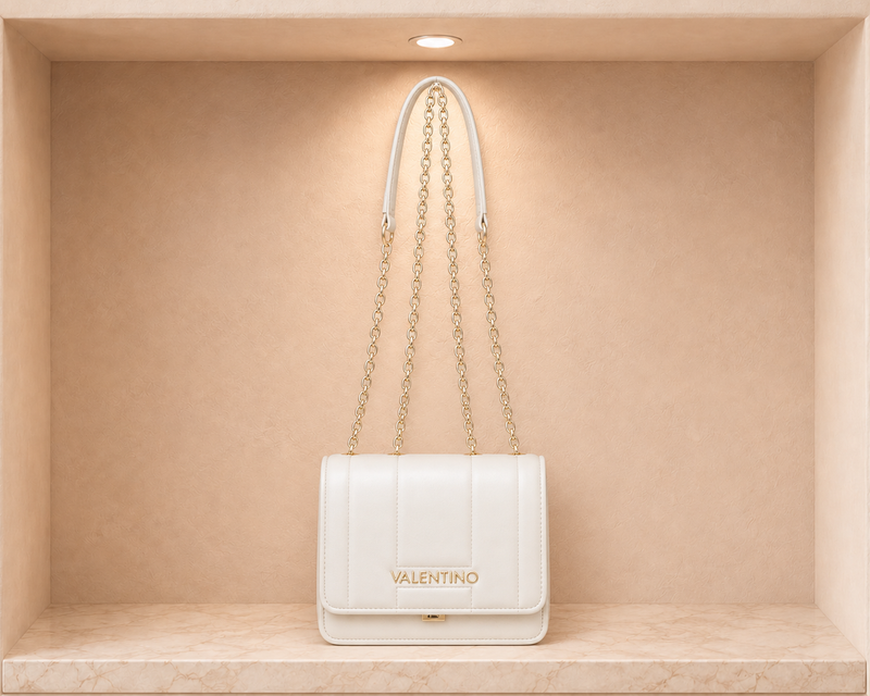 Valentino Bags Brass Flap Crossbody Bag