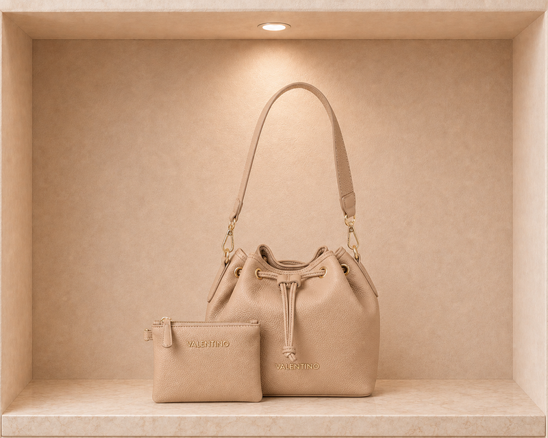 Valentino Bags Brixton Drawstring Bucket Bag Set