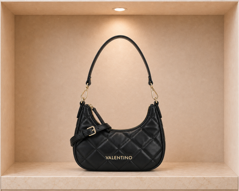 Valentino Bags Ocarina Quilted Hobo Shoulder Bag