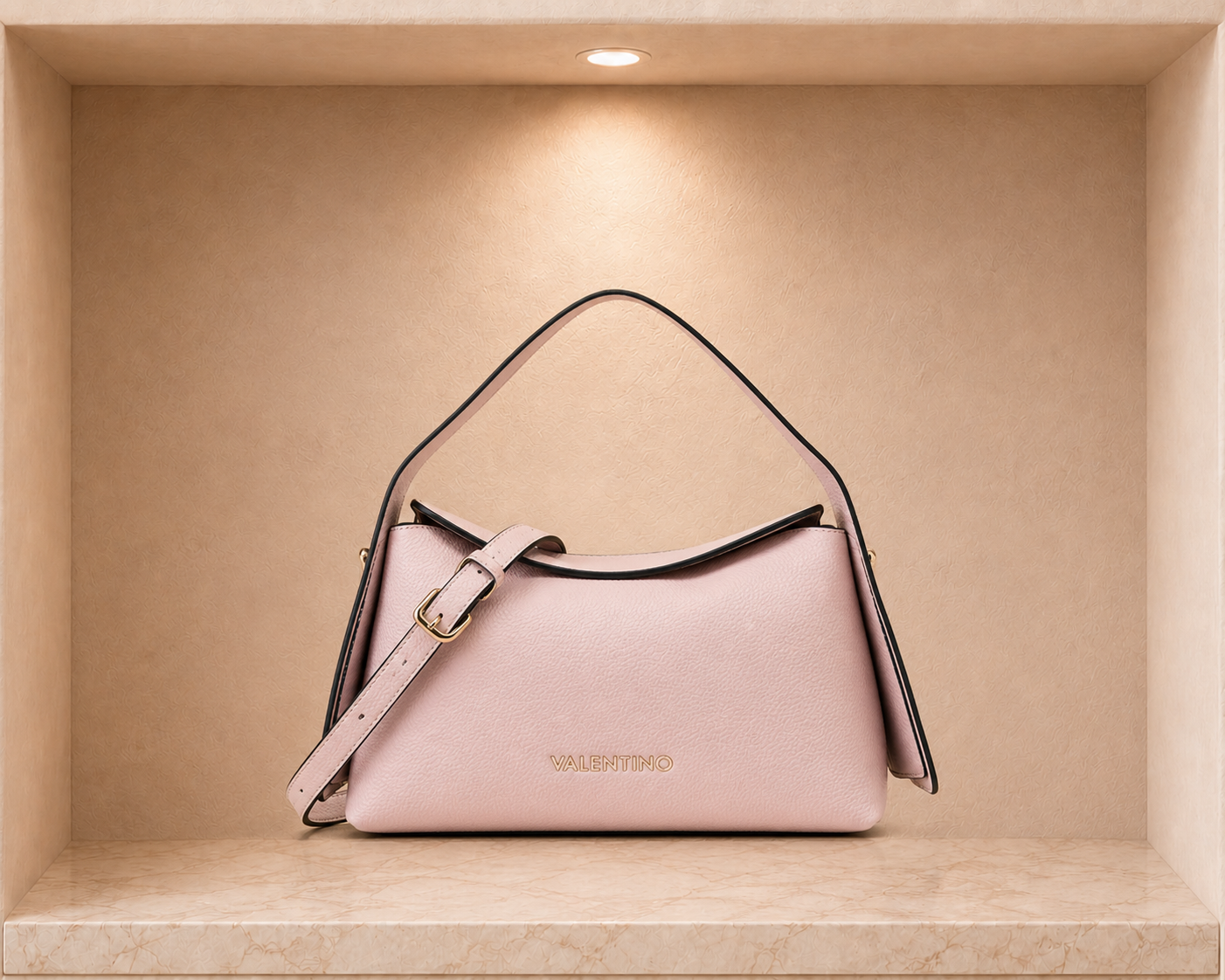 Valentino Bags Soraya Mir Shoulder Bag - Pink - VALE-BAGS-SORA-MIR-PINK-0069