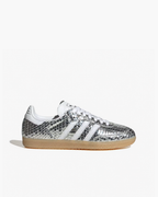 adidas Originals Samba Patent Snakeskin Shoes - Silver Metallic - image 1
