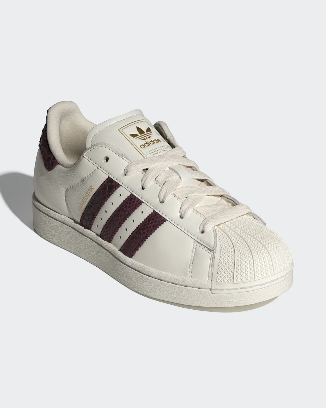 adidas Originals Superstar II Shoes - Off White Maroon - image 4