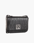 Armani Exchange Embossed Logo Flap Crossbody Bag - image 1