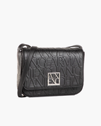 Armani Exchange Embossed Logo Flap Crossbody Bag - image 1