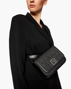 Armani Exchange Embossed Logo Flap Crossbody Bag - image 5
