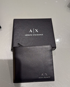 Armani Exchange Men's Essential Plain Printed Logo Bi-Fold Wallet - Nero Black - image 3