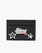 DKNY Etta Varsity Badge Multi-Slot Card Case
