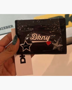 DKNY Etta Varsity Badge Multi-Slot Card Case