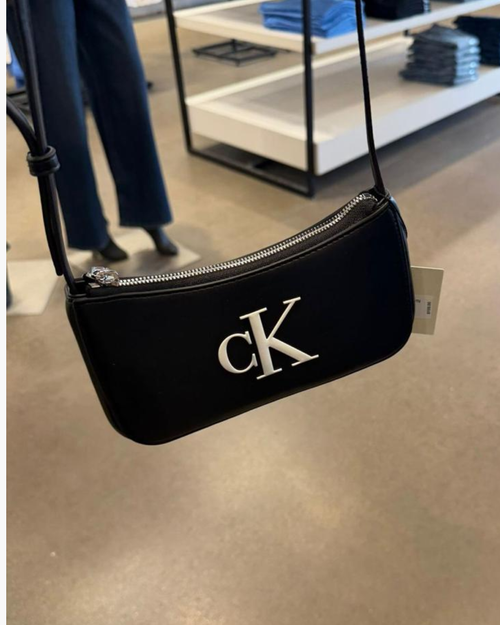 Calvin Klein Bold CK Mini Bag Crossbody Pouch - Black - image 2
